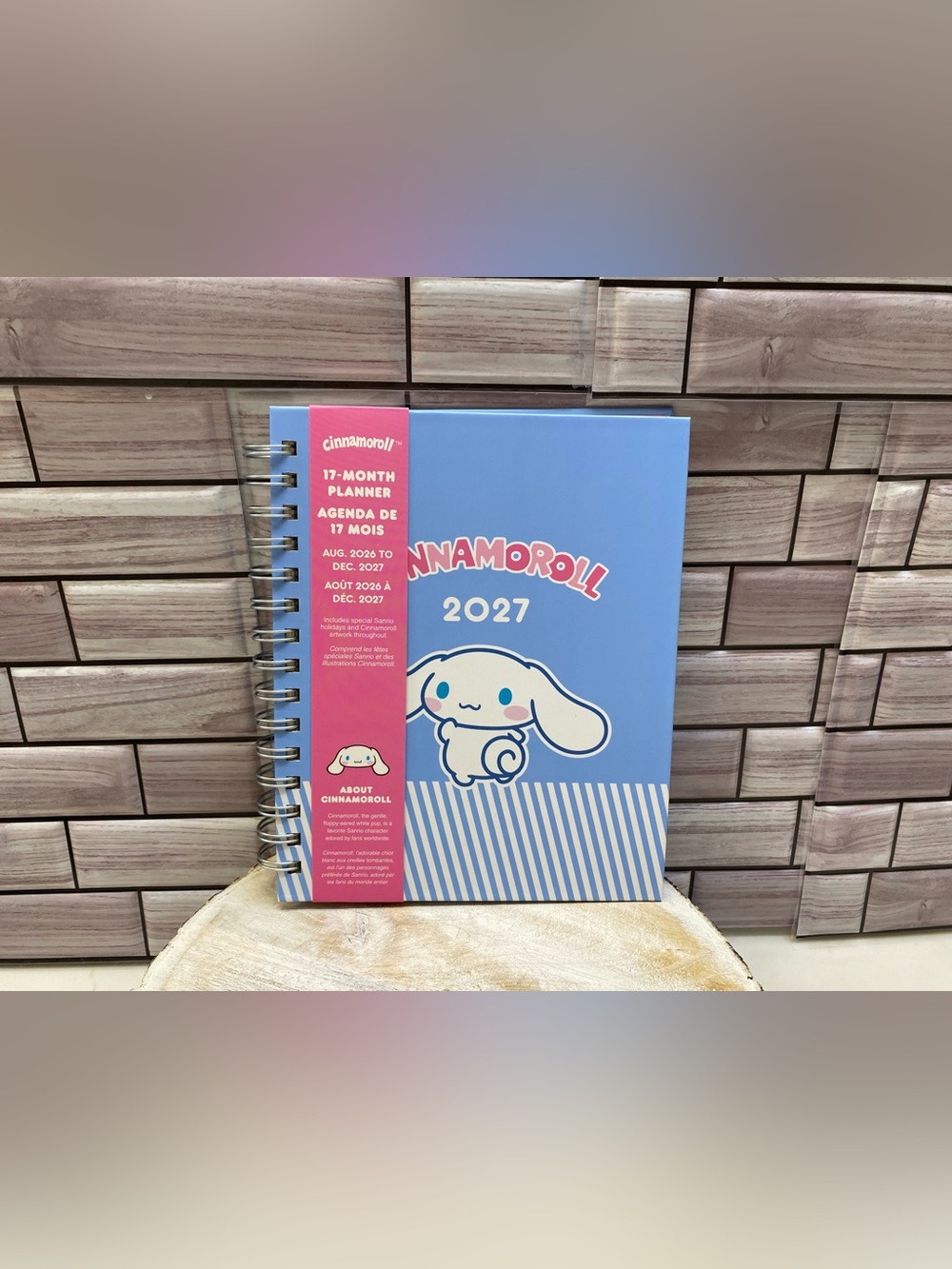 Cinnamoroll ❤️ 2027 17-month Monthly & Weekly Planner / Agenda New